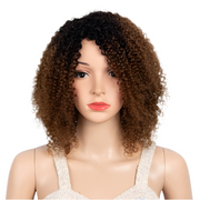 Perruques Bouclées Afro Kinky Courtes pour Femmes - Cheveux Humains Noirs