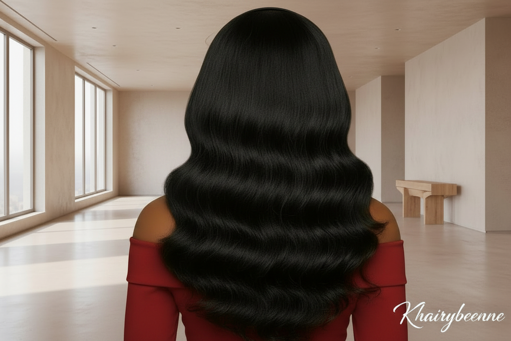 Perruque Body Wave avec un bandeau 100% naturelle Glueless  18-32 pouces