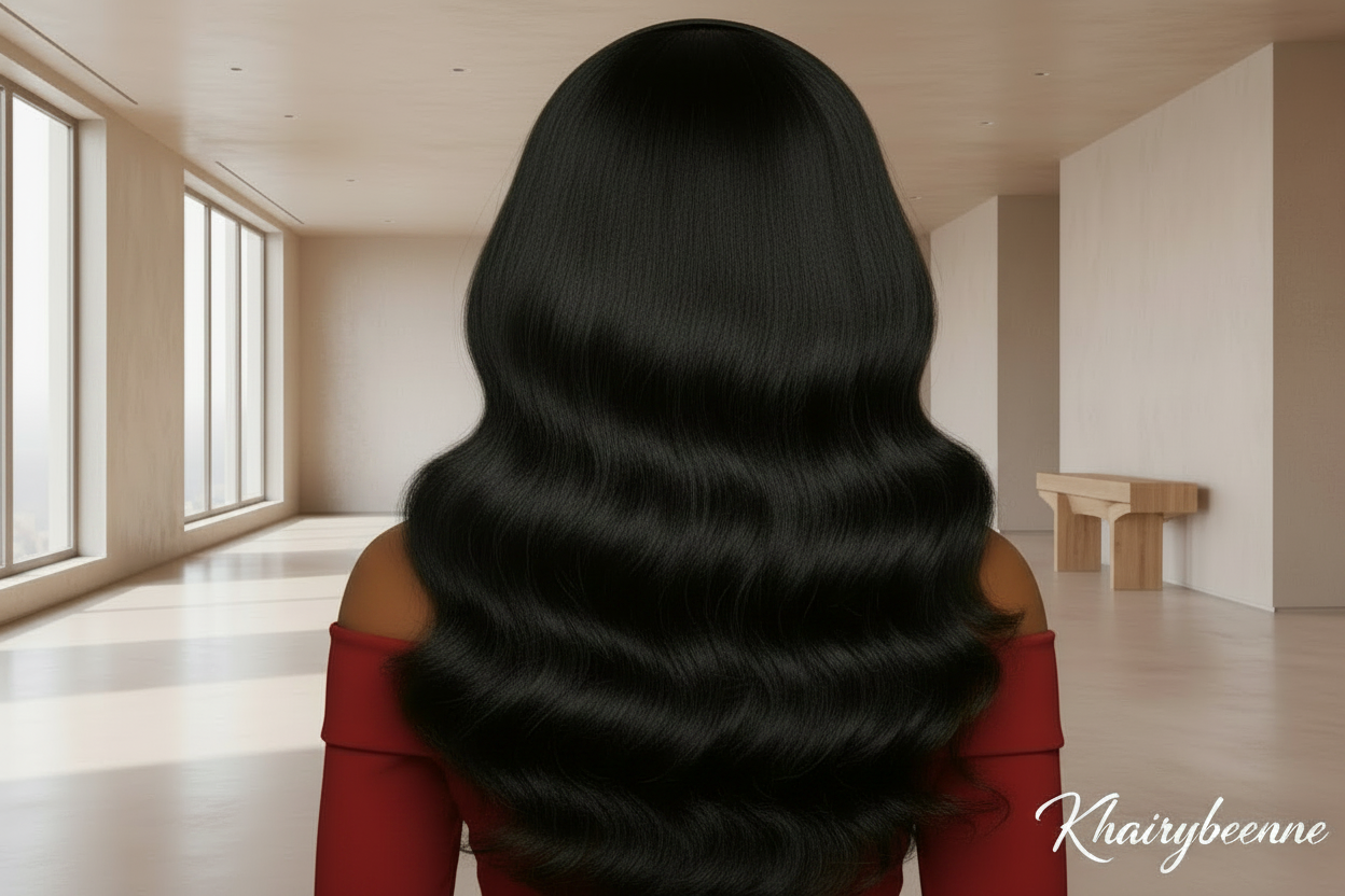 Perruque Body Wave avec un bandeau 100% naturelle Glueless  18-32 pouces